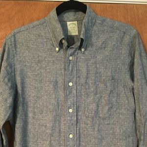 Brooks Brothers Mainline Milano Fit Linen Shirt